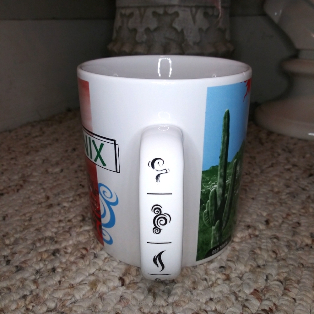 Vintage Starbucks 1999 X-Large Phoenix City/Desert Collectible Coffee Mug - Picture 2 of 9